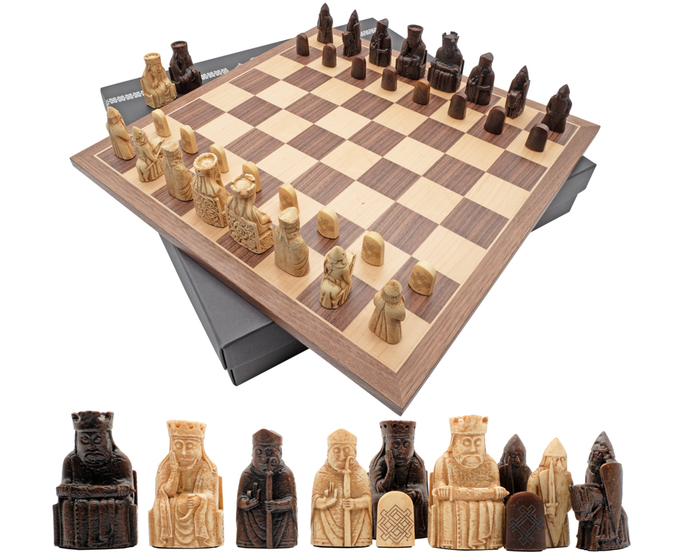Isle of Lewis Chess Men and Board Presentation Set [Pre-order]